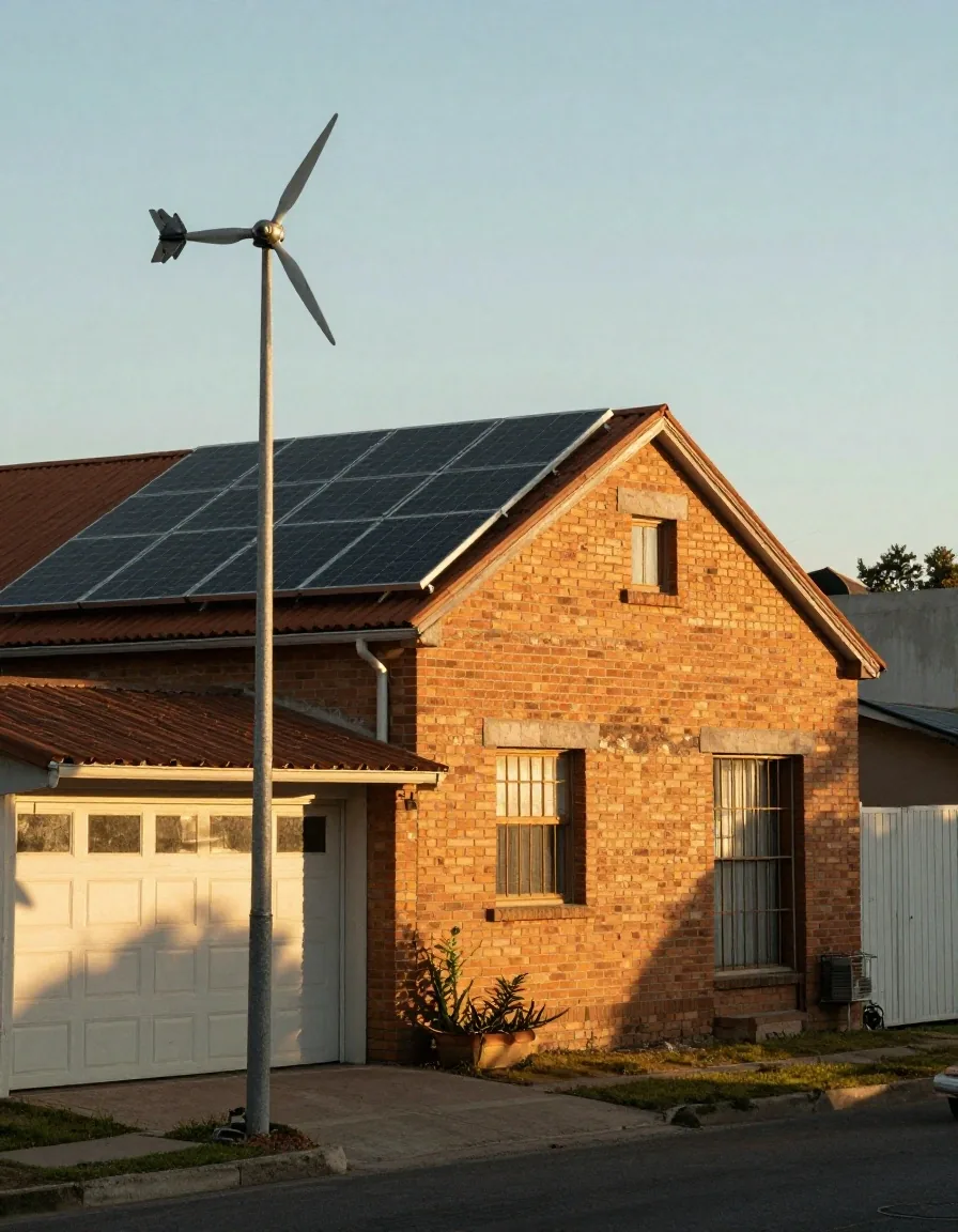 Escritorio con facturas de luz y calculadora para comparar presupuestos solares